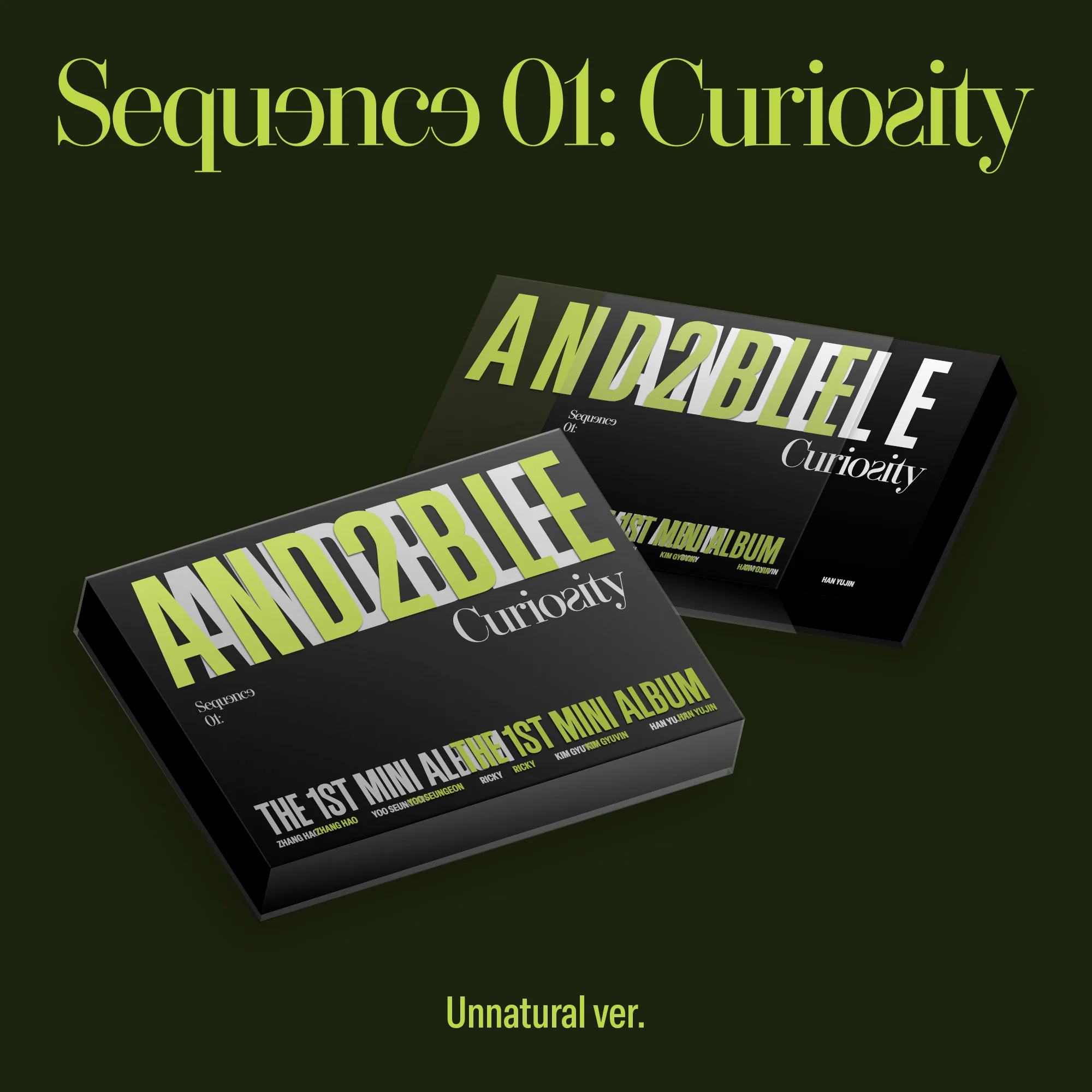 AND2BLE 1st Mini ALBUM [Sequence 01: Curiosity] 【日本限定特典付輸入盤】Unnatural ver.